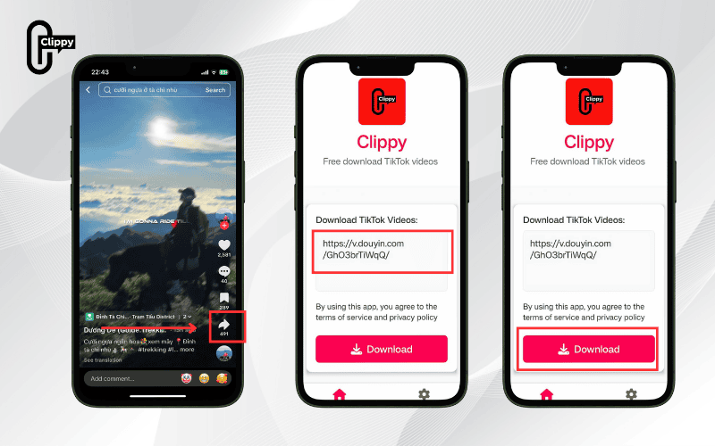 how to download tiktok video without save option