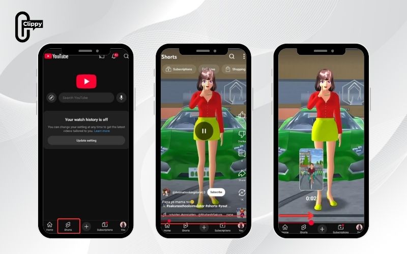 how to speed up youtube shorts on phone