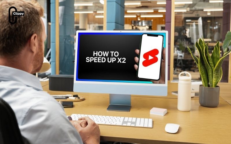 how do you speed up a youtube short