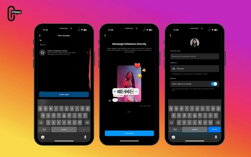 how to create broadcast channel on instagram