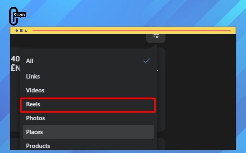 how to find saved reels on facebook app