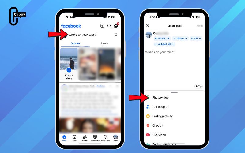 how to post photos on facebook from iphone