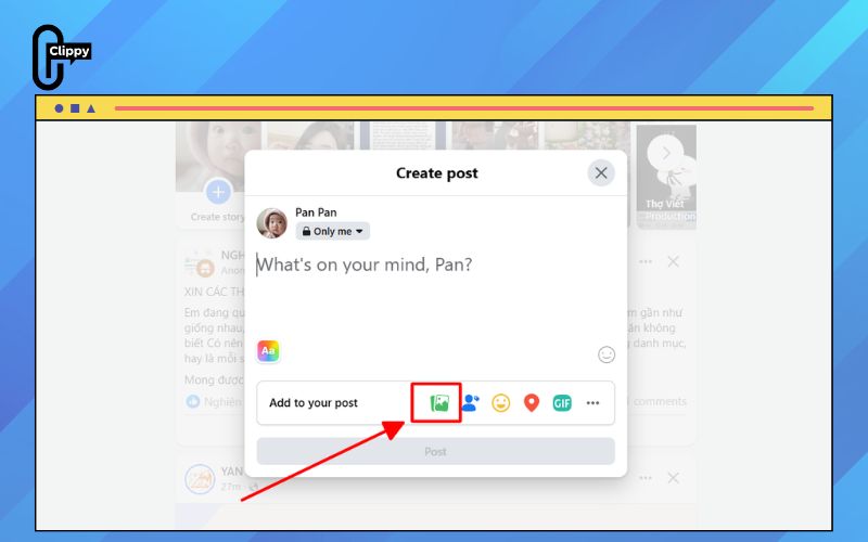 how to post photos on facebook on phone