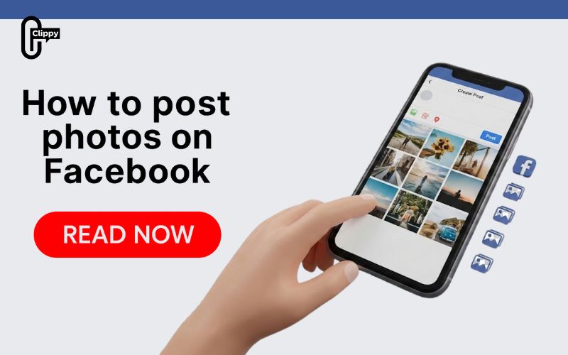 How to post photos on Facebook