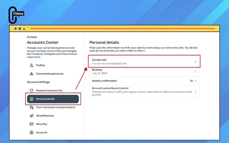 how to sign in another facebook account