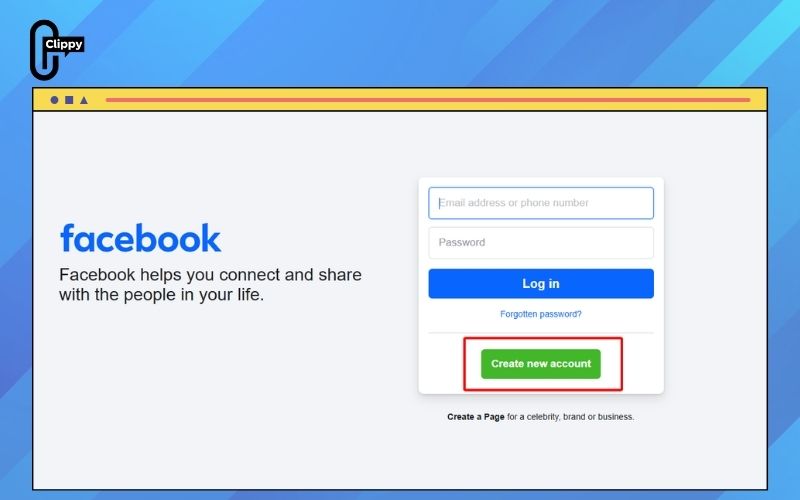 how to sign up new facebook account