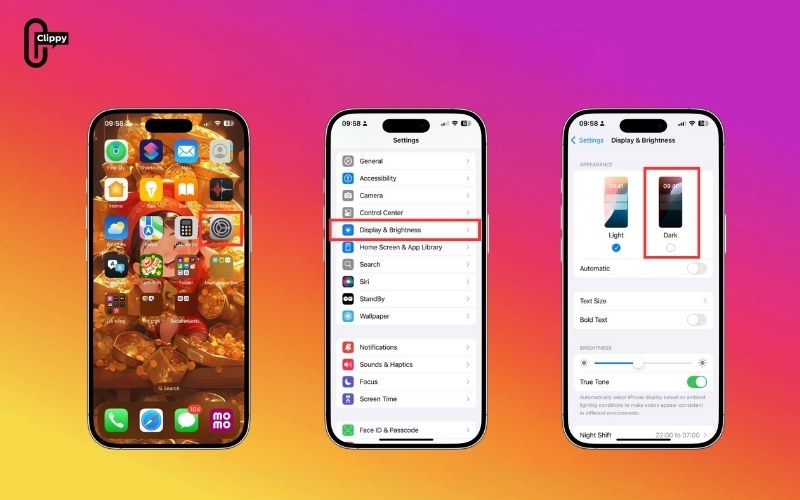 how to make instagram dark mode