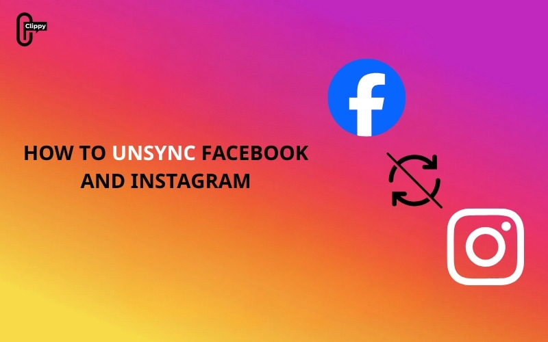 how to unsync facebook and instagram