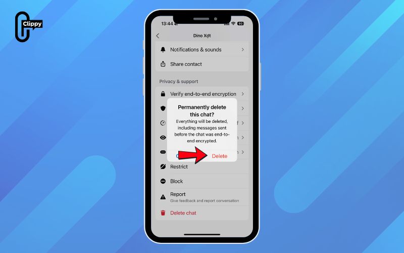 how to delete facebook messenger all messages