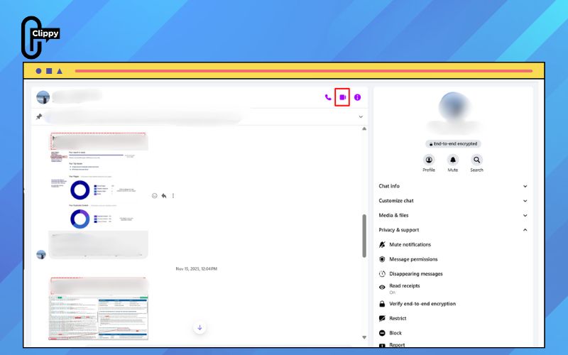 how to video call on facebook android
