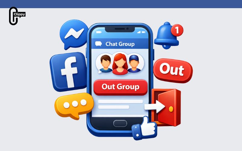 How to leave Facebook Messenger group