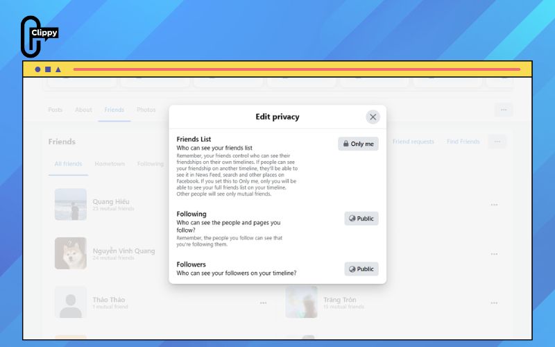 how to make facebook private to everyone