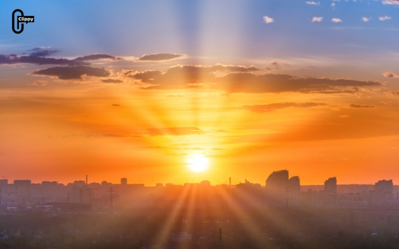 sunset caption instagram