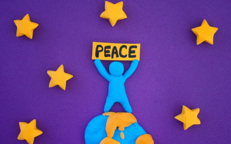 peace caption for instagram
